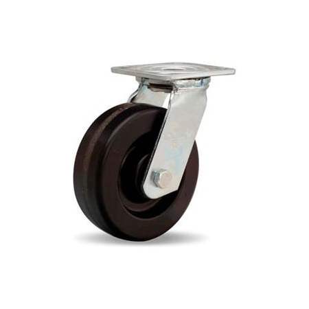 Hamilton Casters Hamilton Standard Cold Forged Swivel 6 x 2 Plastex Roller 900 Lb. Caster S-526-P